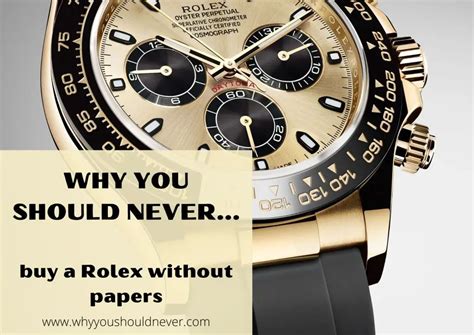 buy rolex without papers|pre owned rolex without paper.